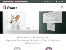 Tablet Screenshot of dr-zenker.de